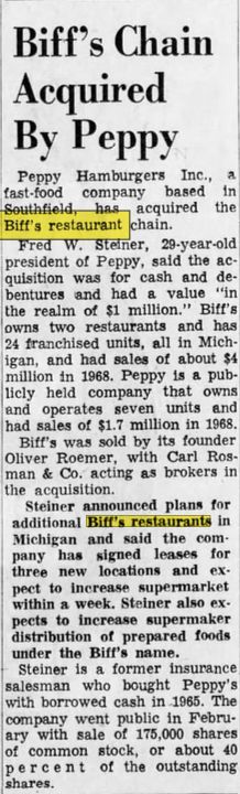 Peppy - Biffs - Aug 1969 Article (newer photo)